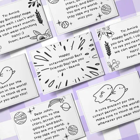 Custom Card / Note - Birthday, anniversary, etc - TopiTin Add-On