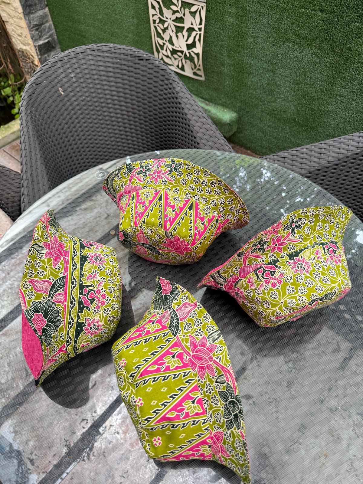 Strawberry Matcha Batik - TopiTin Bucket Hat