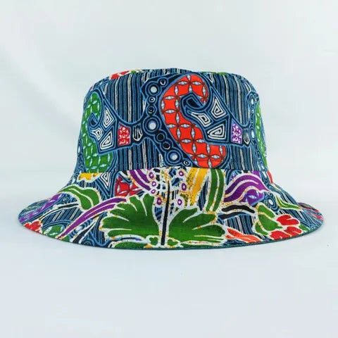 Midnight Groove Batik - TopiTin Bucket Hat