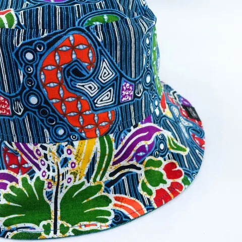 Midnight Groove Batik - TopiTin Bucket Hat