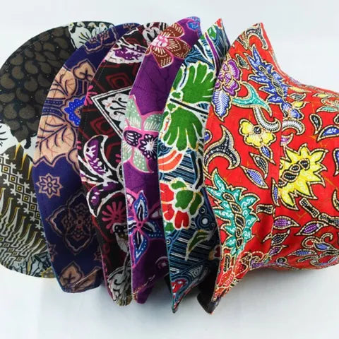 Grape Sorbet Batik - TopiTin Bucket Hat