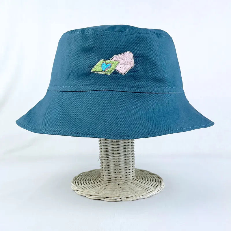 Embroidered Cotton - TopiTin Bucket Hat