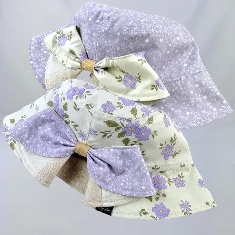 Blossom Breeze Ribbon Bow - TopiTin Bucket Hat