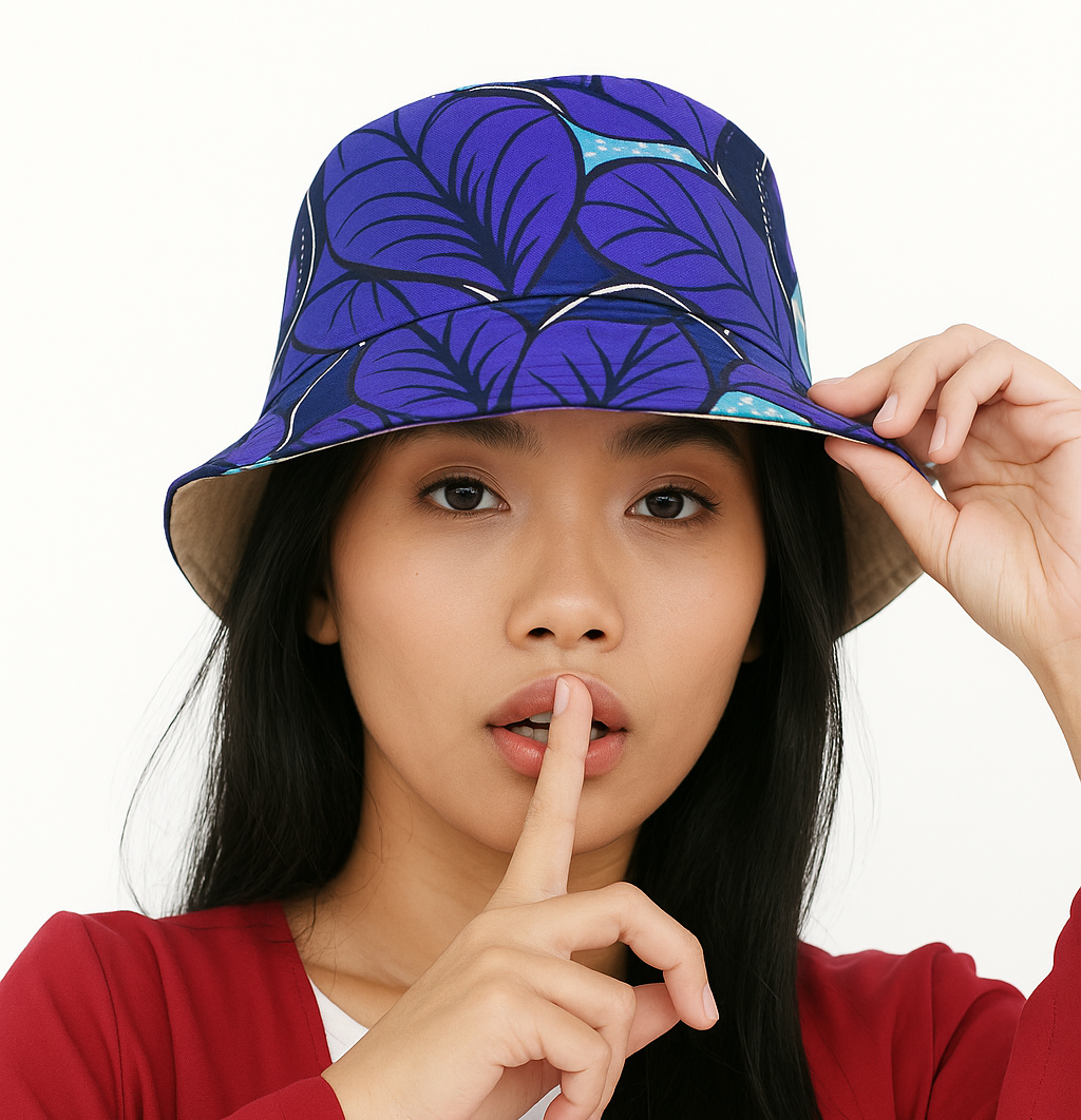 Bold Bloom Batik - TopiTin Bucket Hat