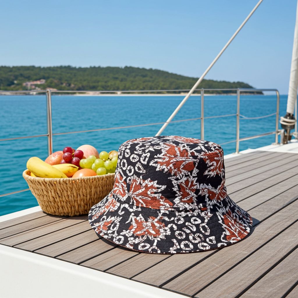 Rusty Rumble Batik - TopiTin Bucket Hat