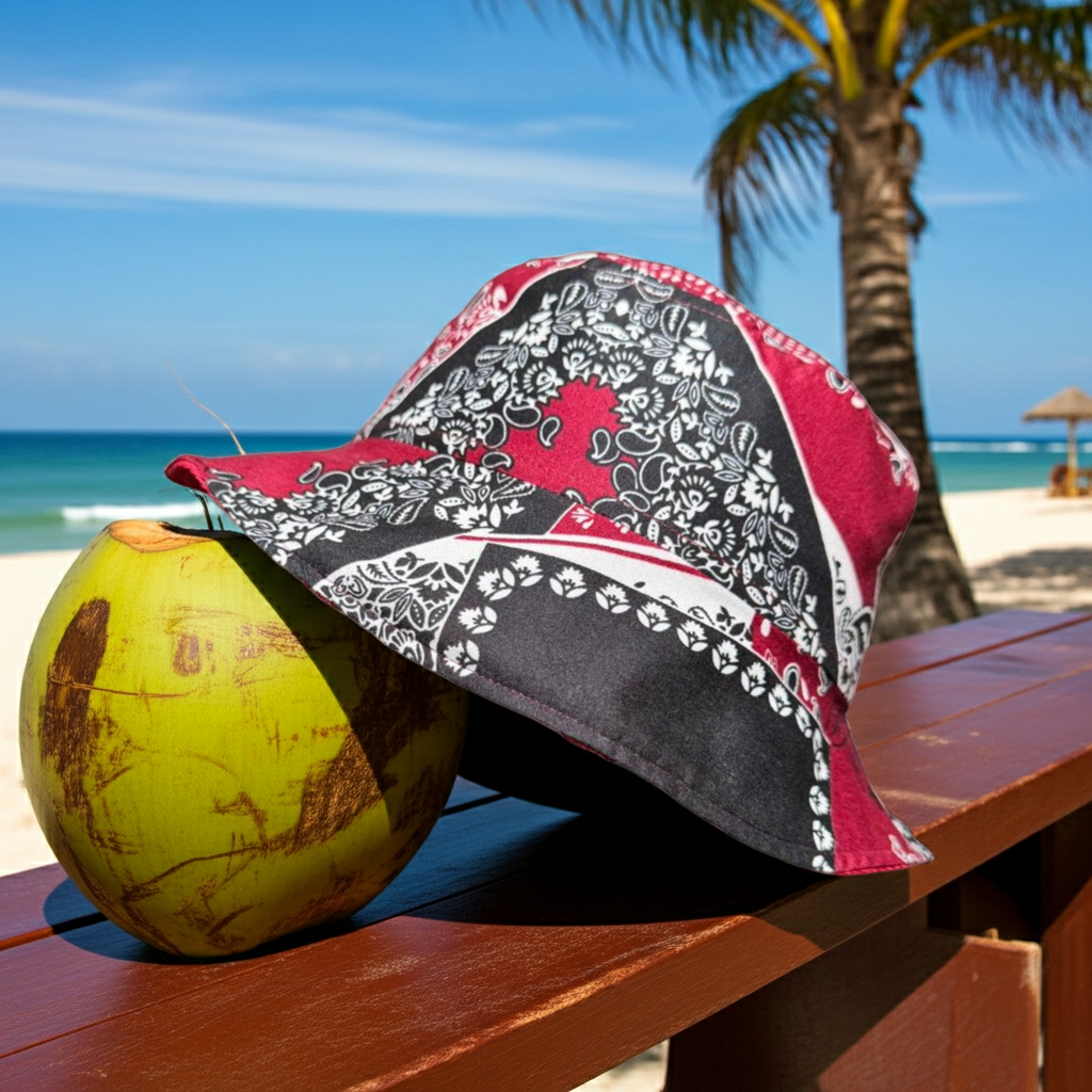 Dewdrop Dreams Batik - TopiTin Bucket Hat