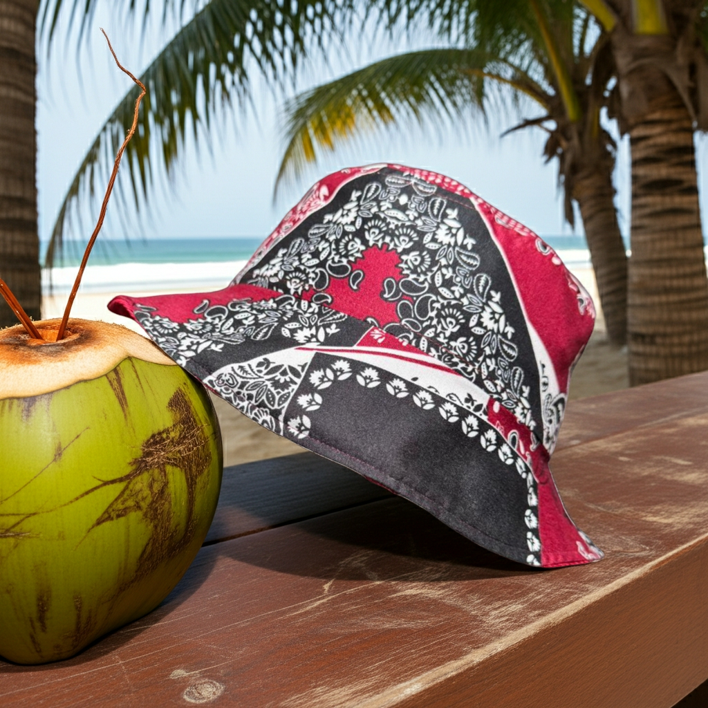 Dewdrop Dreams Batik - TopiTin Bucket Hat