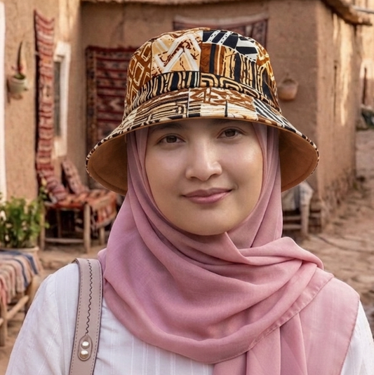 Vibrant Vibes Batik - TopiTin Bucket Hat