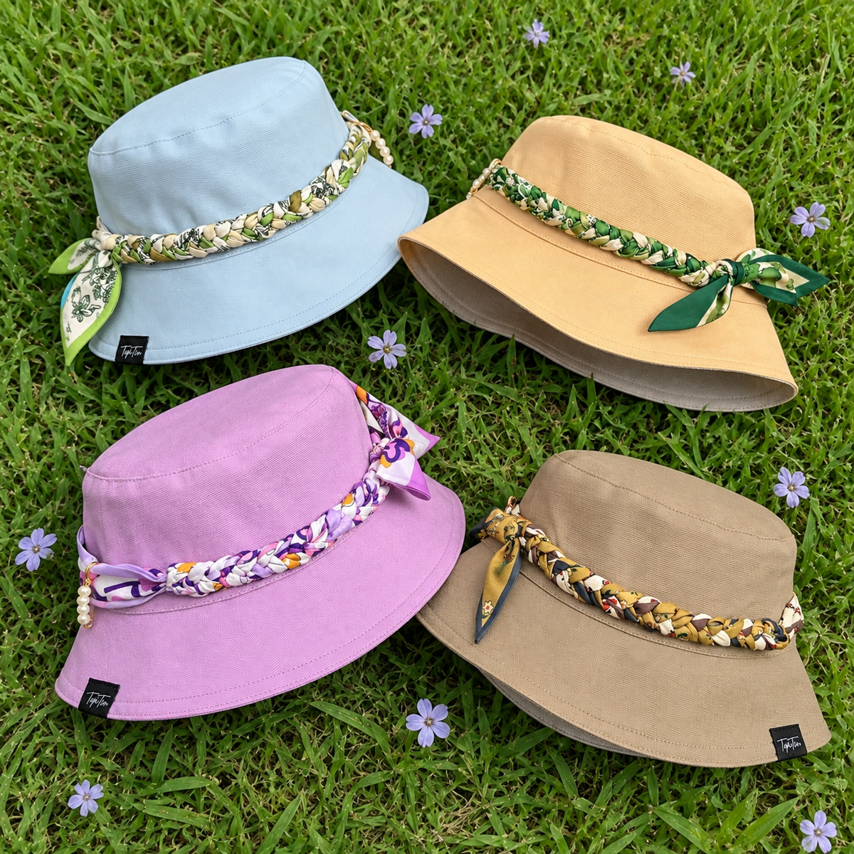 Braided Bliss - TopiTin Bucket hat