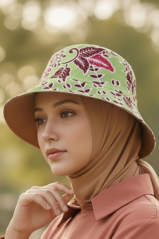 Pastel Breeze Batik - TopiTin Bucket Hat
