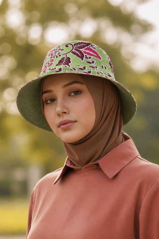 Pastel Breeze Batik - TopiTin Bucket Hat