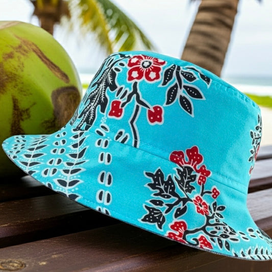 Pastel Breeze Batik - TopiTin Bucket Hat