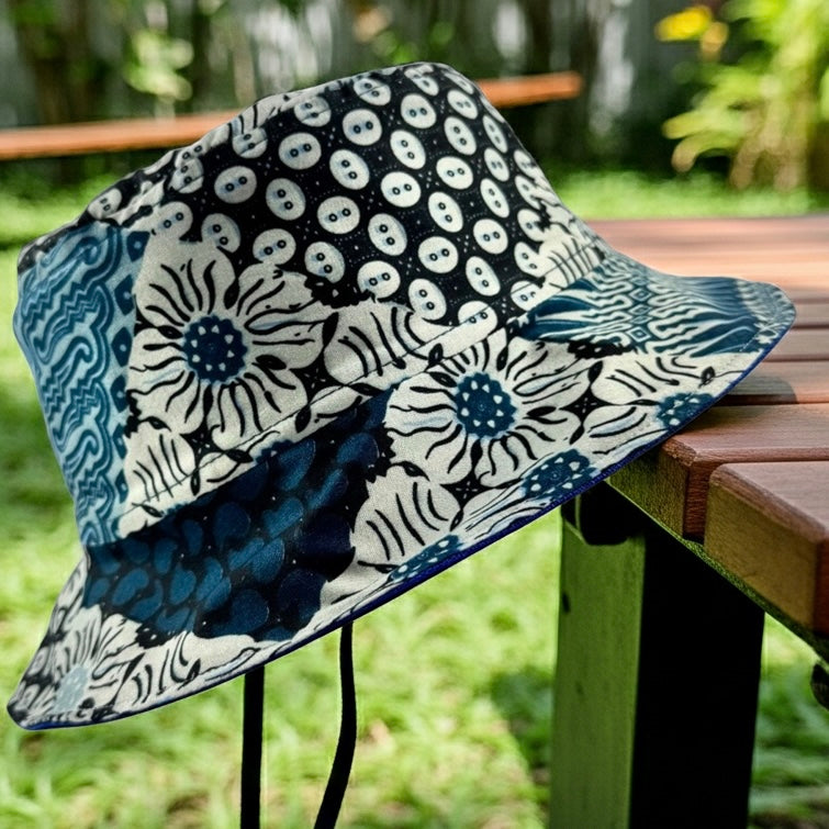 Ocean Lover Batik - TopiTin Bucket Hat
