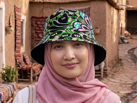 Urban Flora Batik - TopiTin Bucket Hat