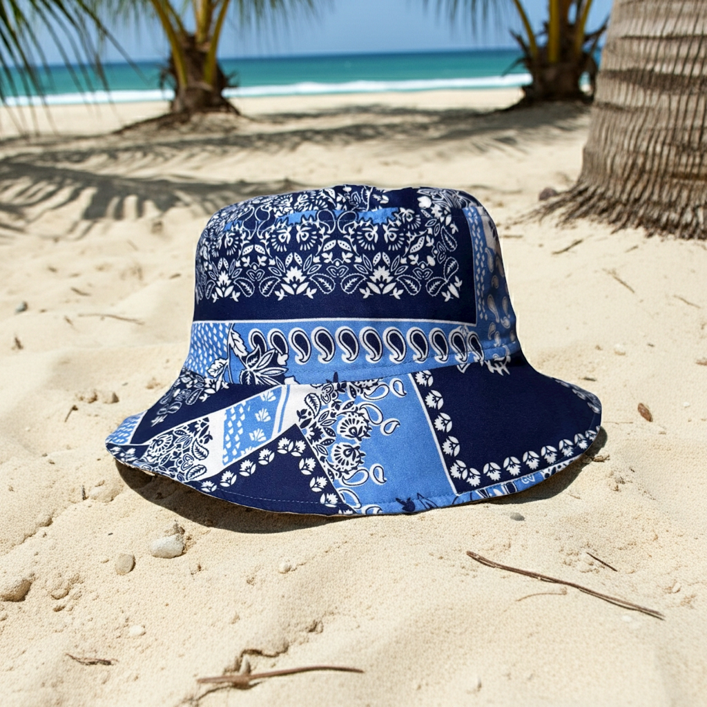 Dewdrop Dreams Batik - TopiTin Bucket Hat