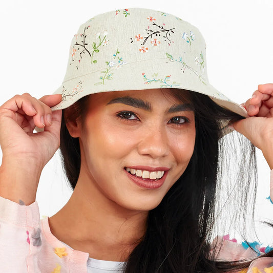 Laughs In Flowers - TopiTin Bucket Hat