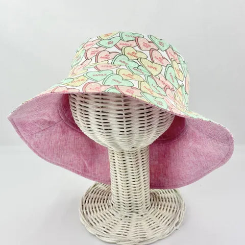 Candy Hearts - TopiTin Bucket Hat