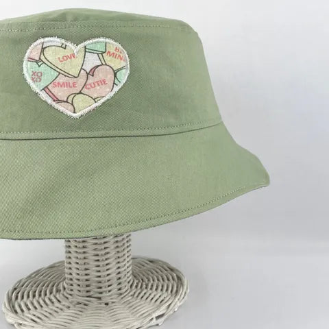 Embroidered Cotton - TopiTin Bucket Hat