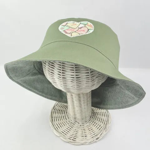 Embroidered Cotton - TopiTin Bucket Hat