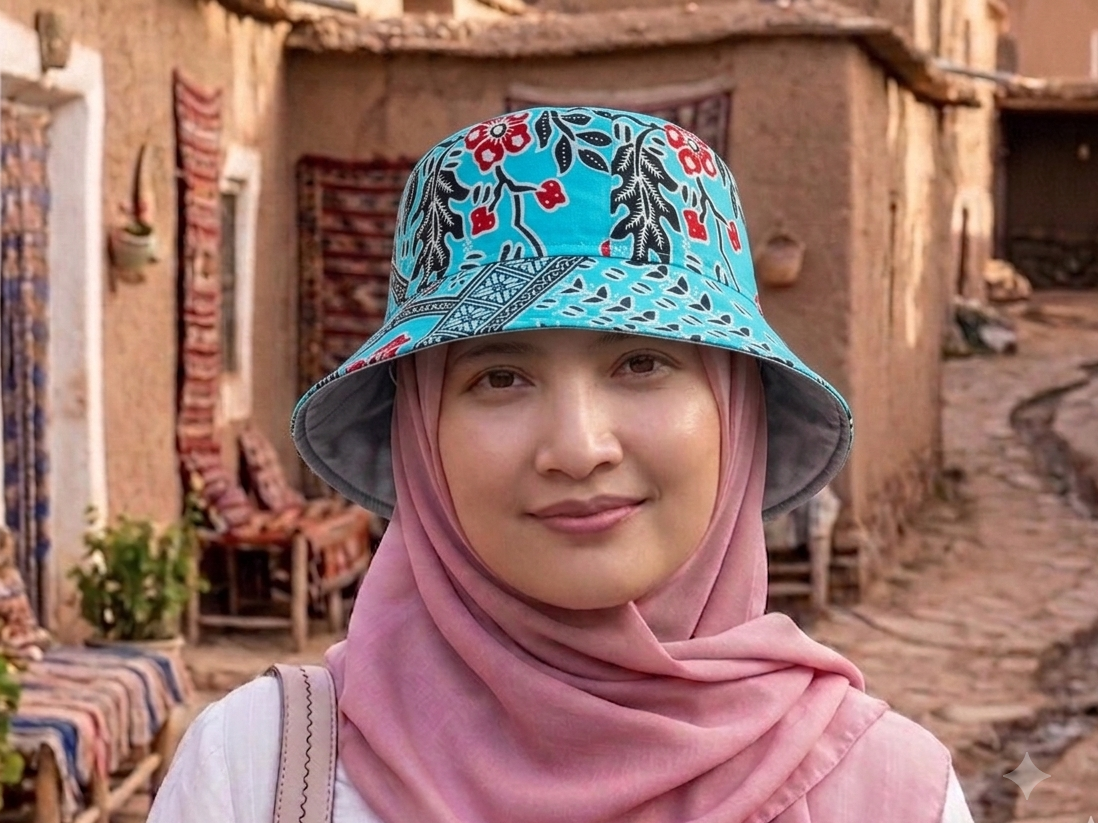 Pastel Breeze Batik - TopiTin Bucket Hat