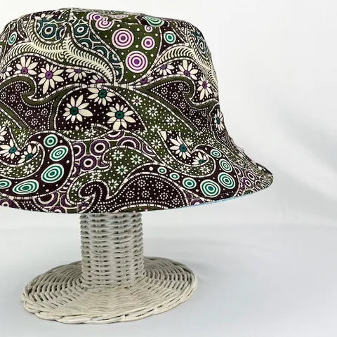 Woodland Retreat Batik - TopiTin Bucket Hat