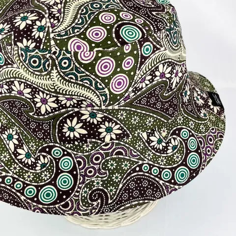 Woodland Retreat Batik - TopiTin Bucket Hat