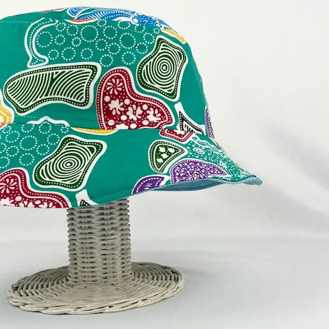 Seaside Serenity Batik - TopiTin Bucket Hat