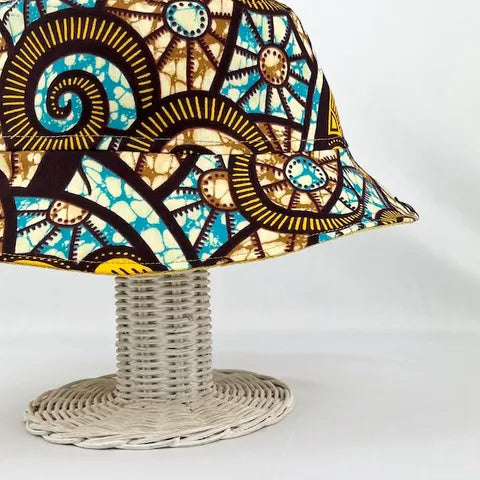 Sunshine Glow Batik - TopiTin Bucket Hat