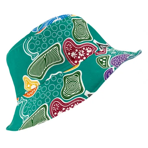 Seaside Serenity Batik - TopiTin Bucket Hat