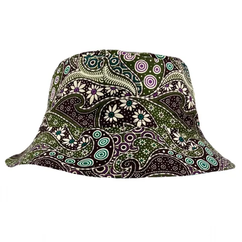 Woodland Retreat Batik - TopiTin Bucket Hat