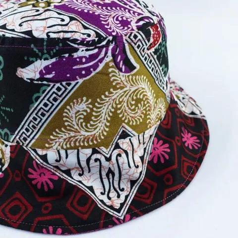 Spiced Plum Batik - TopiTin Bucket Hat