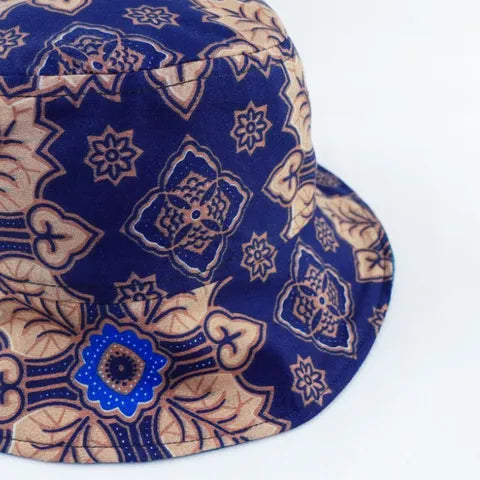 Sapphire Skies Batik - TopiTin Bucket Hat