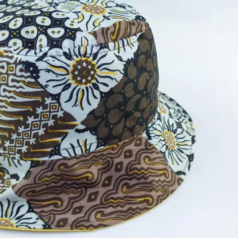 Cocoa Crumble Batik - TopiTin Bucket Hat