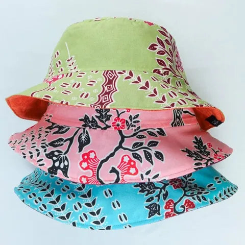 Pastel Breeze Batik - TopiTin Bucket Hat