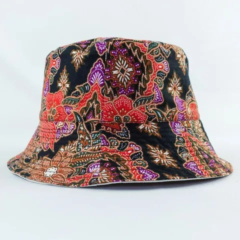 Heritage Bloom Batik - TopiTin Bucket Hat