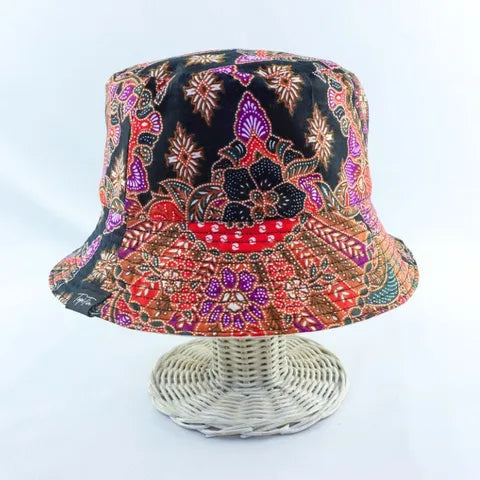 Heritage Bloom Batik - TopiTin Bucket Hat