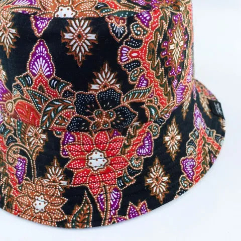 Heritage Bloom Batik - TopiTin Bucket Hat