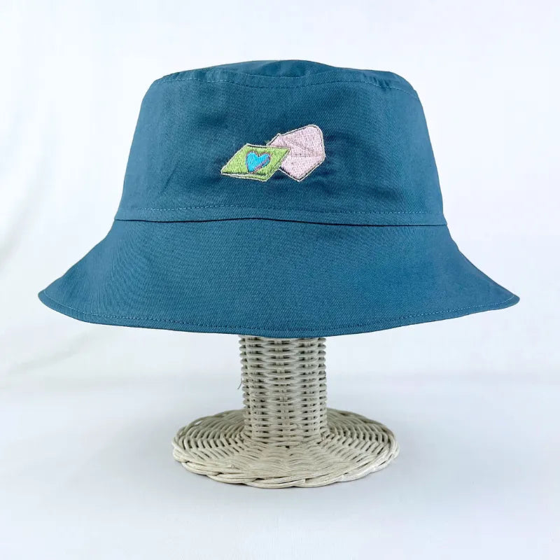 Embroidered Cotton - TopiTin Bucket Hat