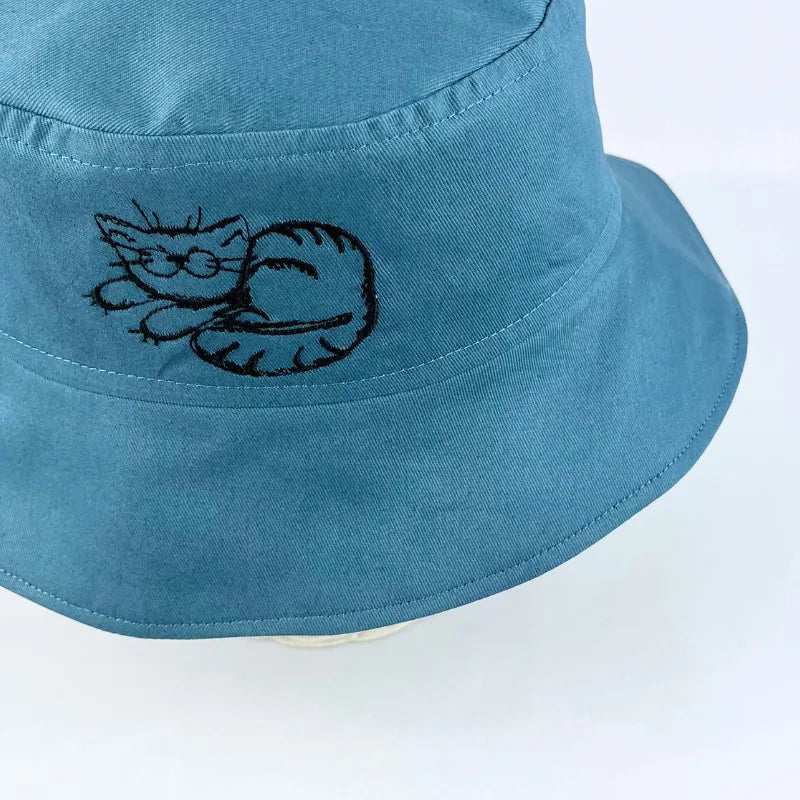 Embroidered Cotton - TopiTin Bucket Hat