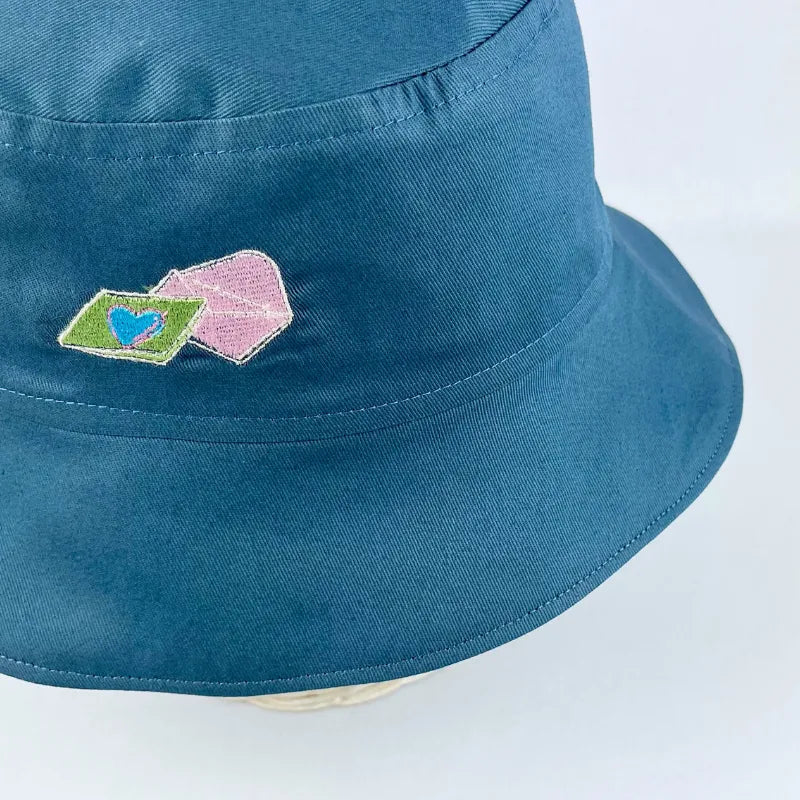 Embroidered Cotton - TopiTin Bucket Hat