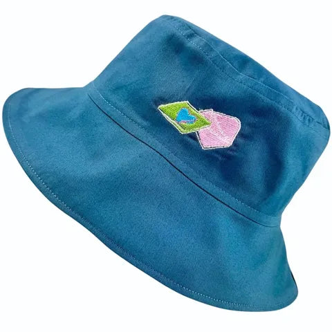 Embroidered Cotton - TopiTin Bucket Hat