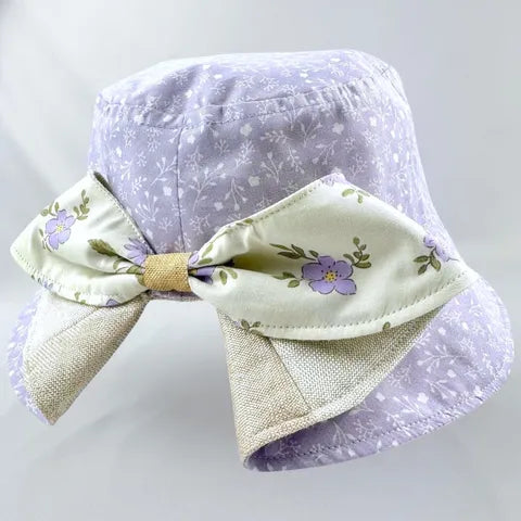 Blossom Breeze Ribbon Bow - TopiTin Bucket Hat