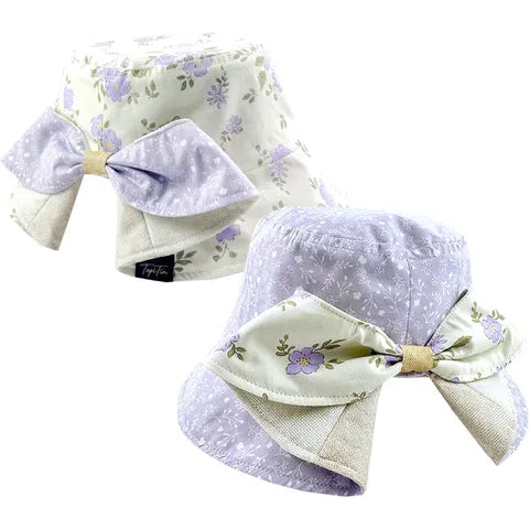 Blossom Breeze Ribbon Bow - TopiTin Bucket Hat