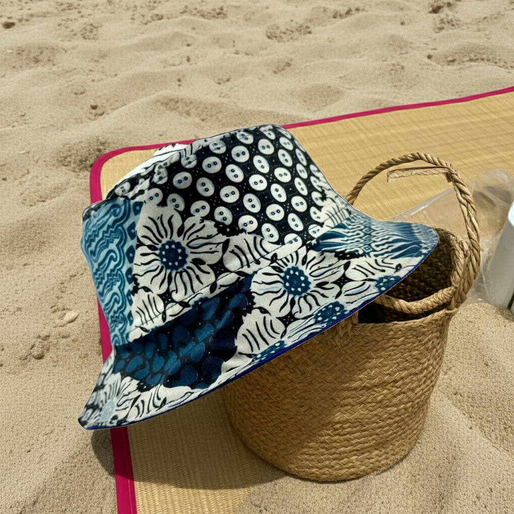 Ocean Lover Batik - TopiTin Bucket Hat