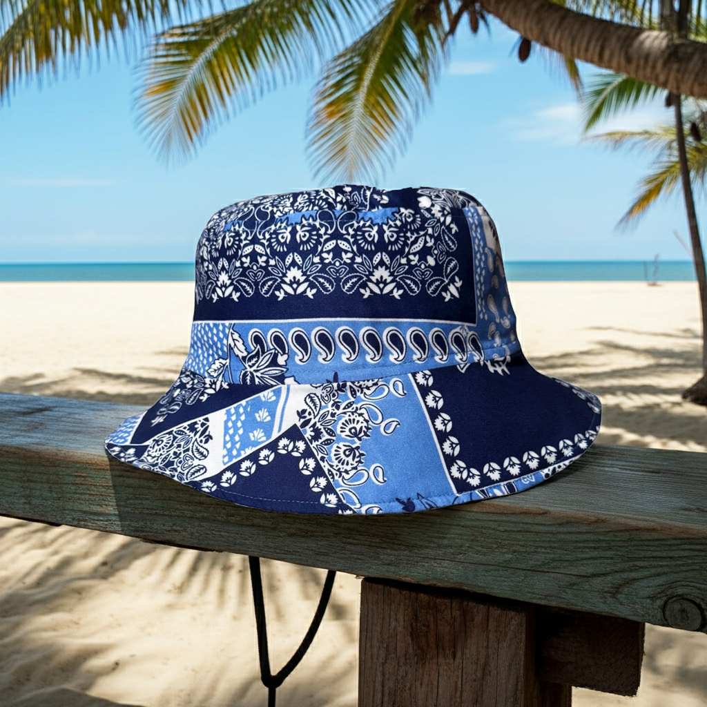 Dewdrop Dreams Batik - TopiTin Bucket Hat