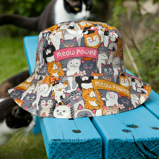 Meow Power - TopiTin Bucket Hat