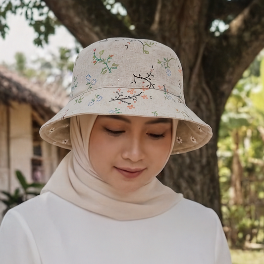 Laughs In Flowers - TopiTin Bucket Hat