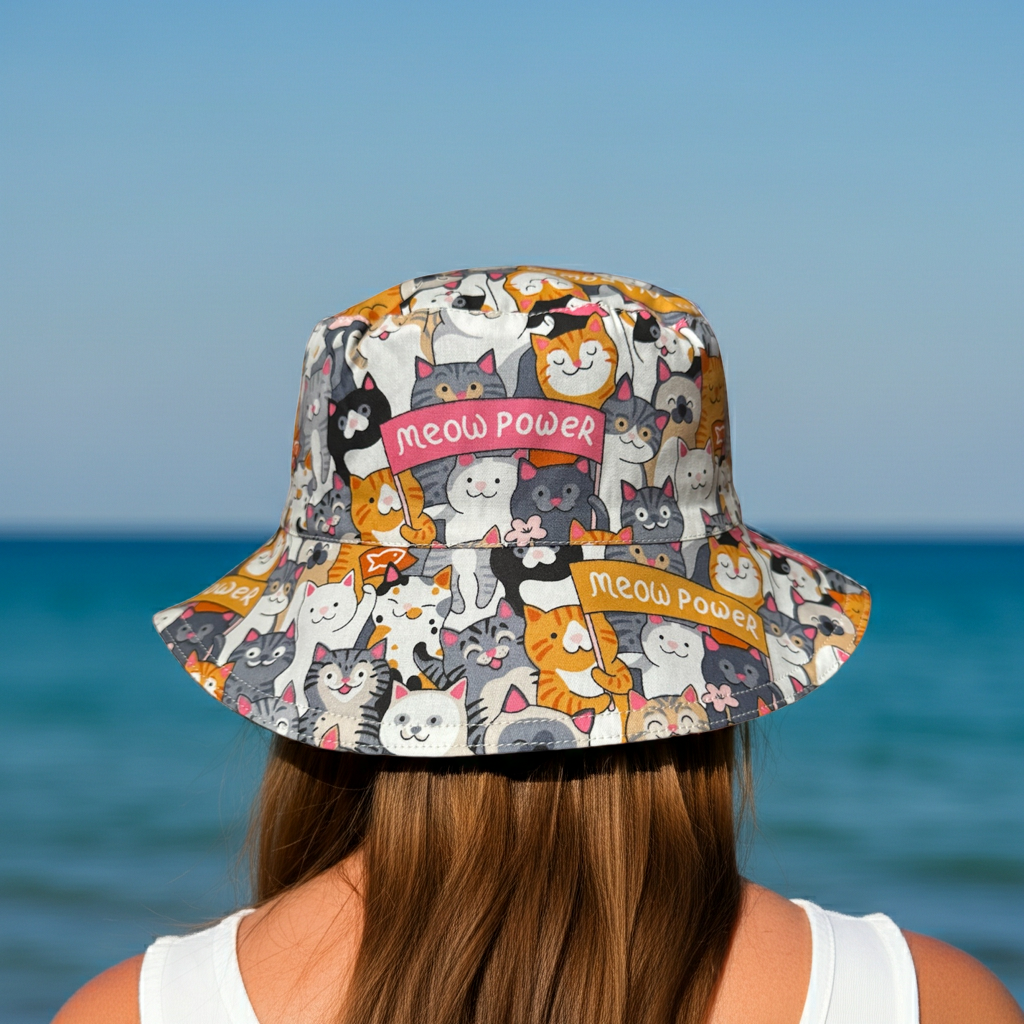 Meow Power - TopiTin Bucket Hat