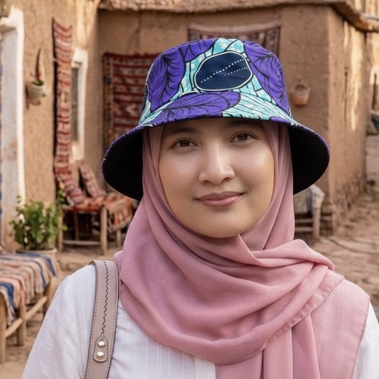 Bold Bloom Batik - TopiTin Bucket Hat
