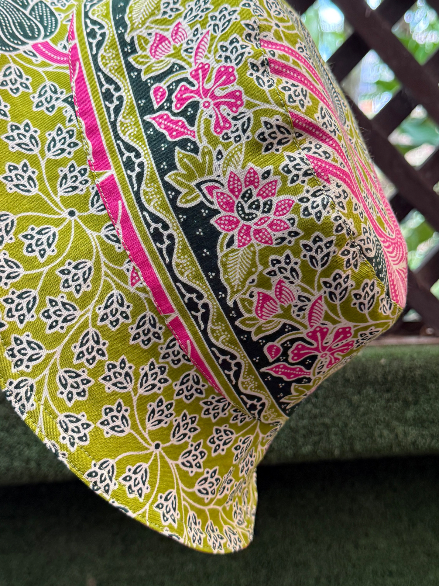 Strawberry Matcha Batik - TopiTin Bucket Hat